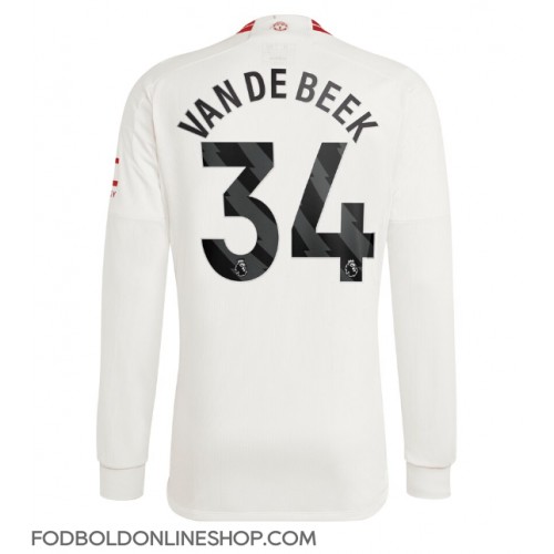 Manchester United Donny van de Beek #34 Tredjetrøje 2023-24 Langærmet